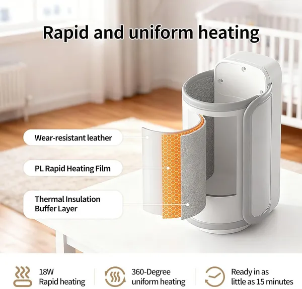 White_Stainless_Steel_Electric_Warmer_Bottle_For_Babies