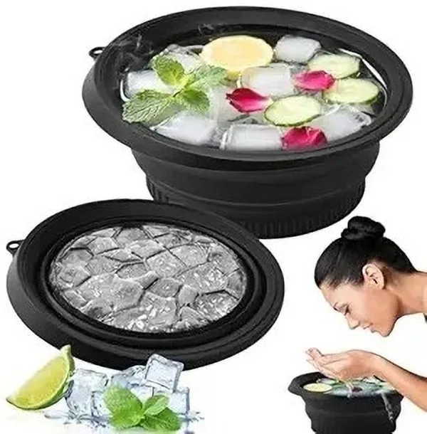 Black_Silicone_Silicone_Massage_Bowl_For_Ice_Facial_Therapy