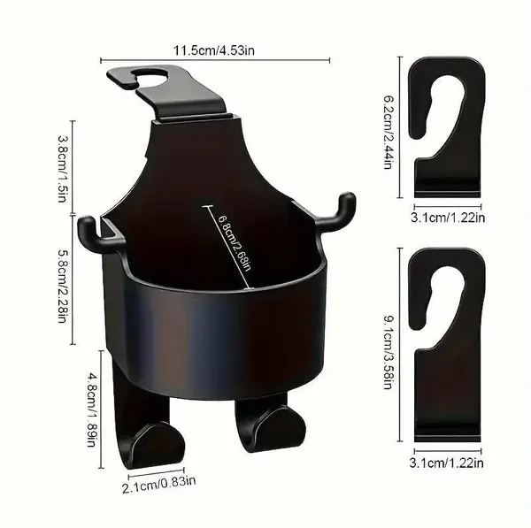 Black_Abs_Plastic_Car_Headrest_Hook_With_Cup_Holder_For_Car_Interior_Organization_(Pack_Of_2_)