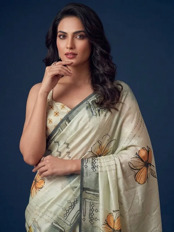 Off_White_Cotton_Saree_For_Women
