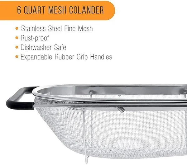 Silver_Stainless_Steel_Kitchen_Strainer_For_Washing_&_Draining_Fruits_And_Vegetables