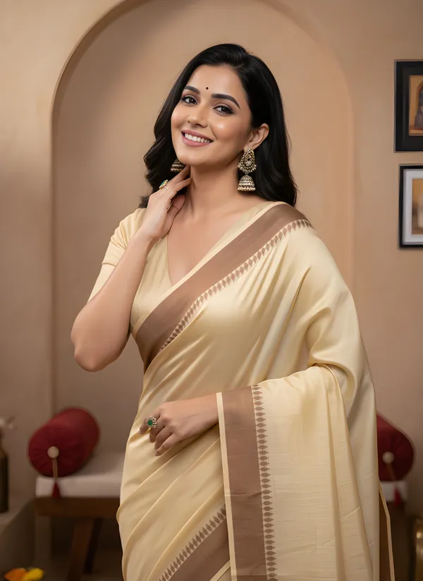 Grey_Satin_Silk_Saree_For_Women