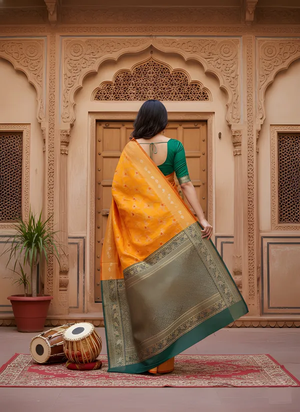 Green_Cotton_Saree_For_Women