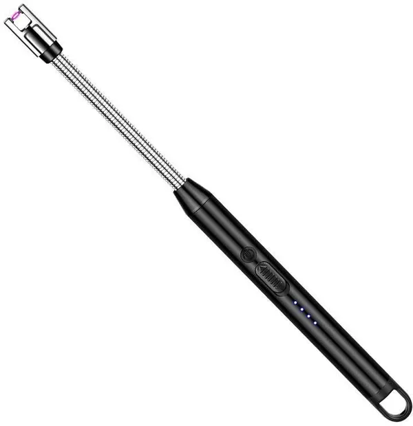 Grey_And_Black_Plastic_Electronic_Gas_Lighter_For_Gas_Stove_Ignition