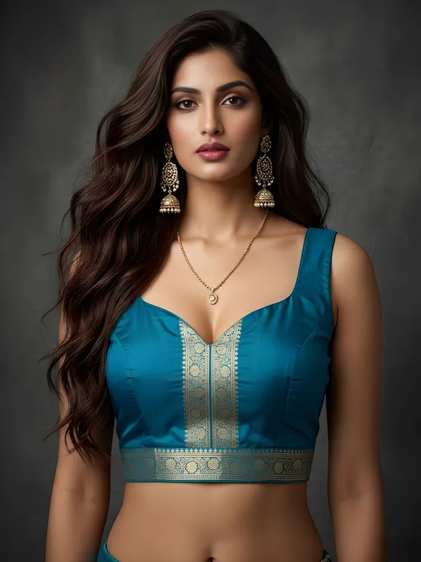 Sky_Blue_Cotton_Saree_For_Women