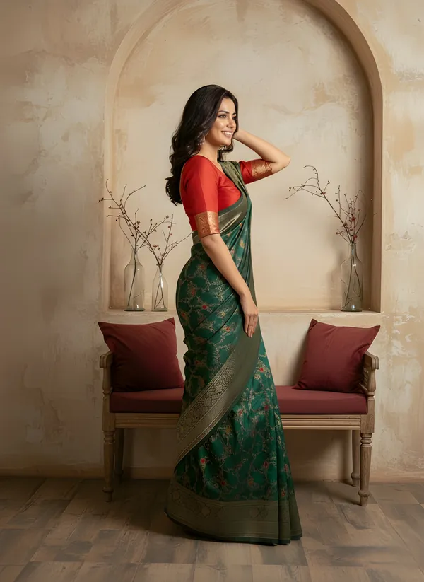 Red_Cotton_Saree_For_Women