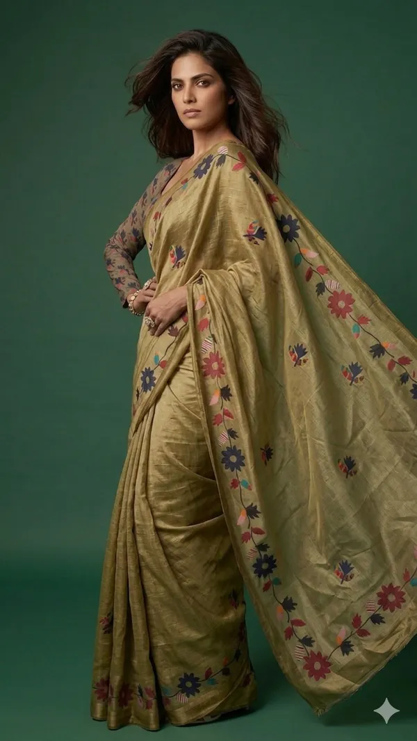 Green_Cotton_Saree_For_Women