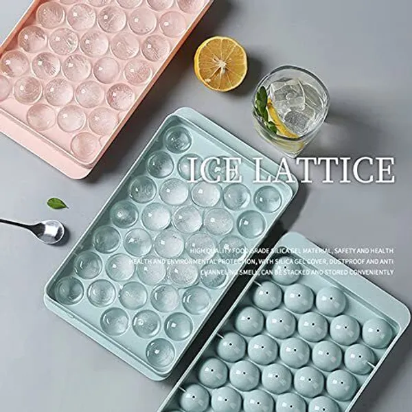 Pink_Plastic_Plastic_Ice_Cube_Tray_For_Making_Ice_Cubes_(Pack_Of_4_)