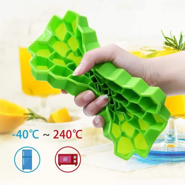 Green_Silicone_Silicone_Ice_Cube_Tray_For_Making_Ice_Cubes_(Pack_Of_2_)