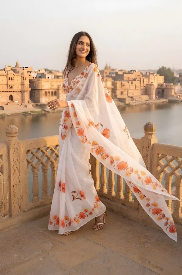White_Cotton_Saree_For_Women