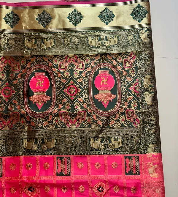Pink_Cotton_Saree_For_Women