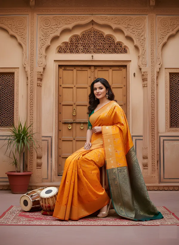 Green_Cotton_Saree_For_Women