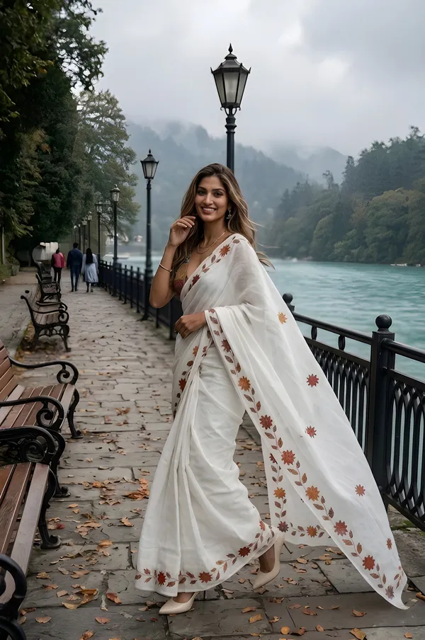 White_Cotton_Saree_For_Women