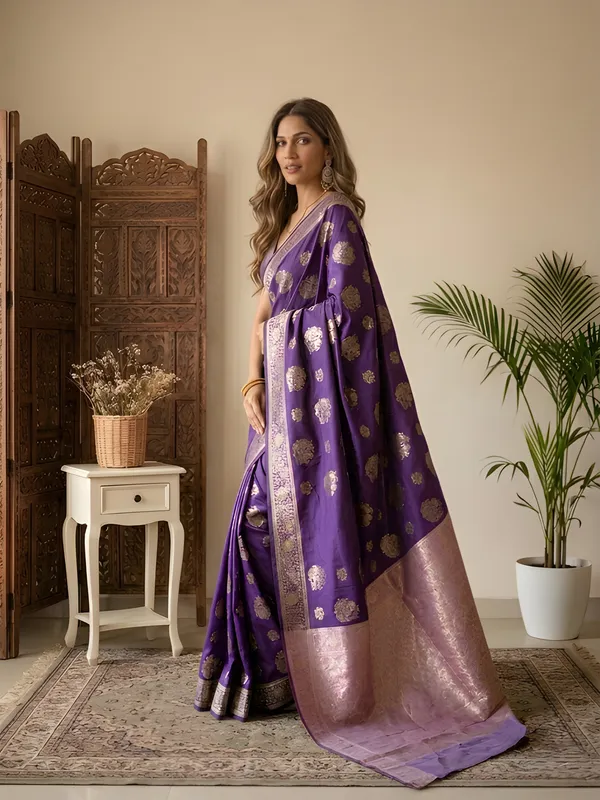 Purple_Silk_Saree_For_Women