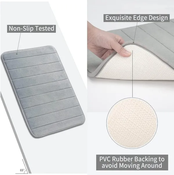 Grey_Polyester_&_Memory_Foam_Door_&_Floor_Mat_For_Home_&_Office_Floor_Use