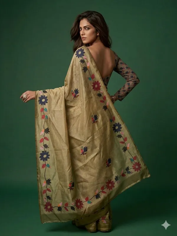Green_Cotton_Saree_For_Women