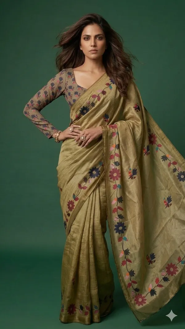 Green_Cotton_Saree_For_Women