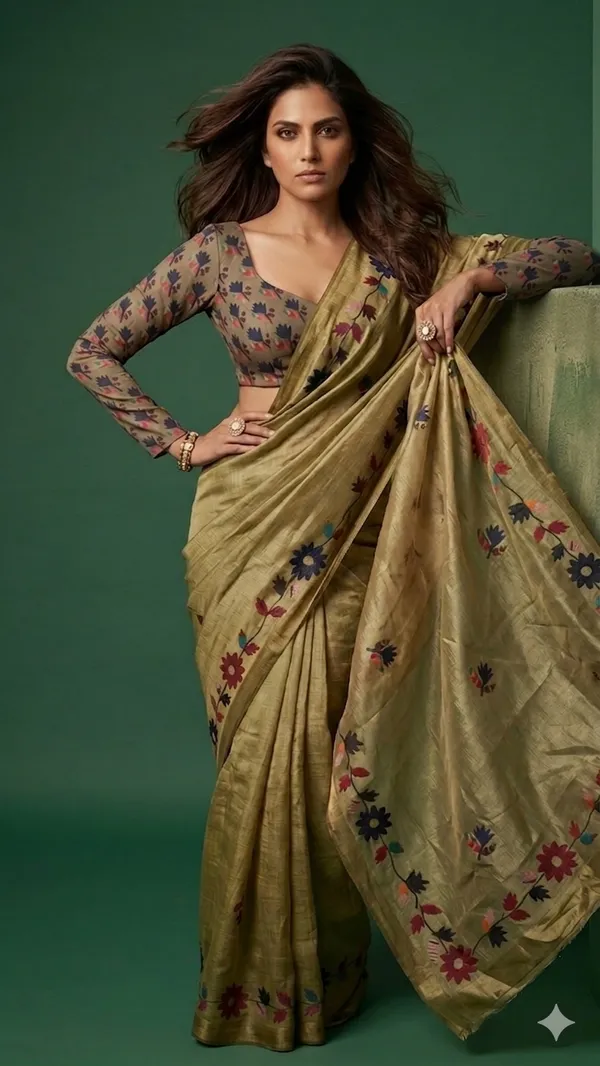 Green_Cotton_Saree_For_Women