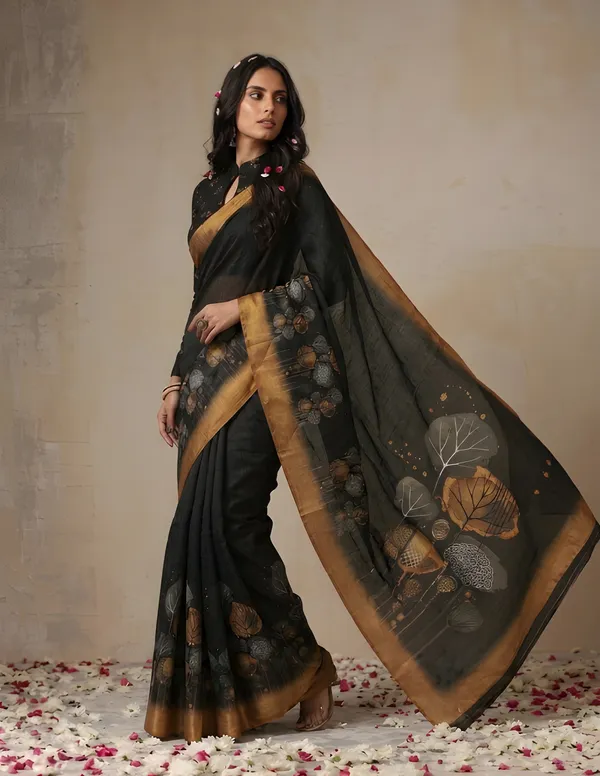 Black_Cotton_Saree_For_Women