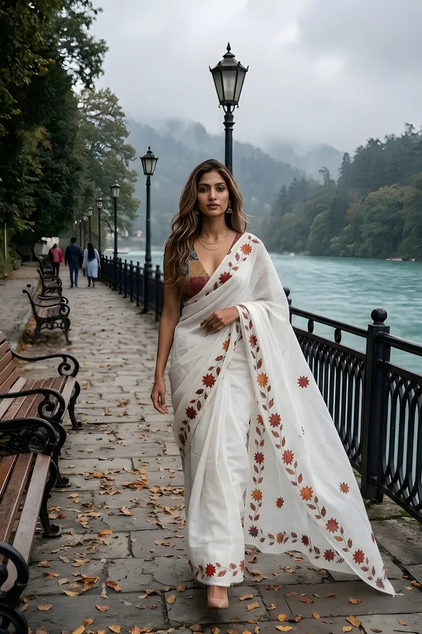 White_Cotton_Saree_For_Women