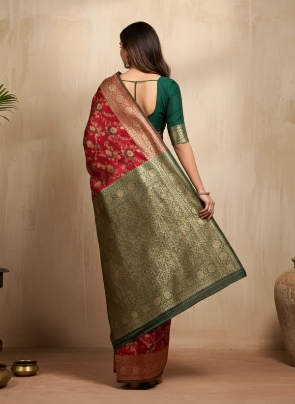 Red_Cotton_Saree_For_Women