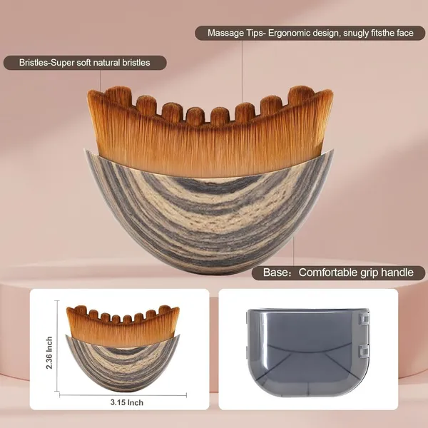 Brown_Silicone_Body_Brush_For_Body_Cleansing_&_Exfoliation