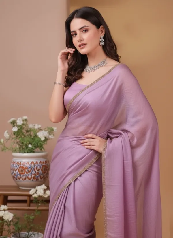 Pink_Satin_Silk_Saree_For_Women