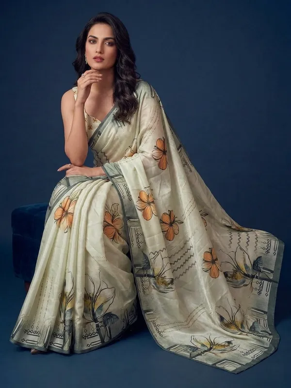 Off_White_Cotton_Saree_For_Women
