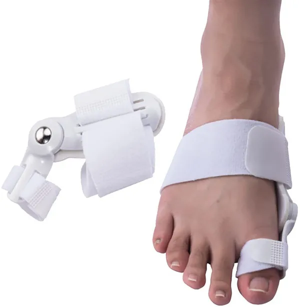 White_Medical_Grade_Silicone_Bunion_Corrector_For_Toe_Alignment_&_Bunion_Relief