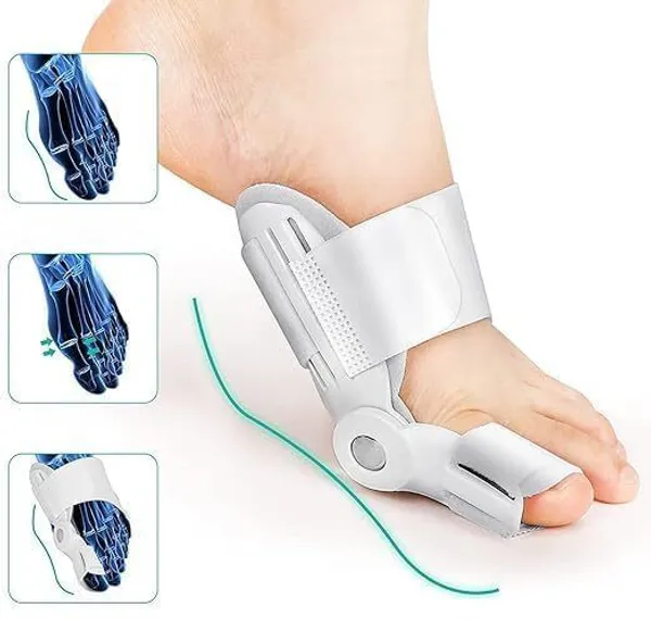 White_Medical_Grade_Silicone_Bunion_Corrector_For_Toe_Alignment_&_Bunion_Relief