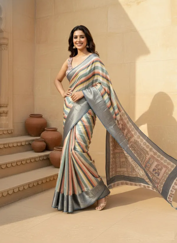Sky_Blue_Cotton_Saree_For_Women