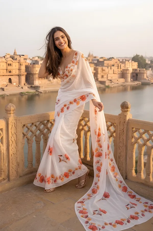 White_Cotton_Saree_For_Women
