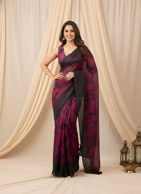 Pink_Cotton_Saree_For_Women