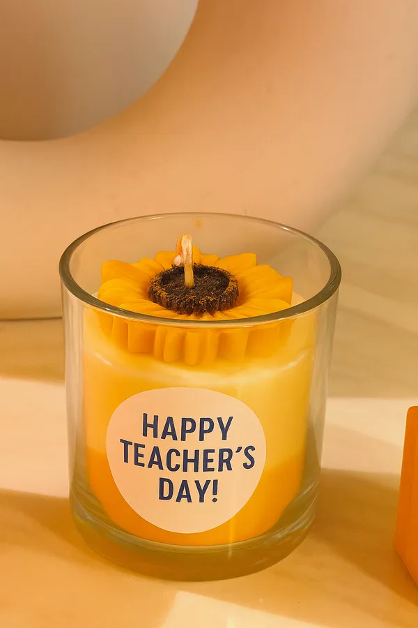 Sunflower_Glass_Candle
