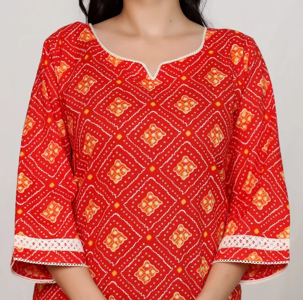 Red_Cotton_Straight_Kurta_For_Women