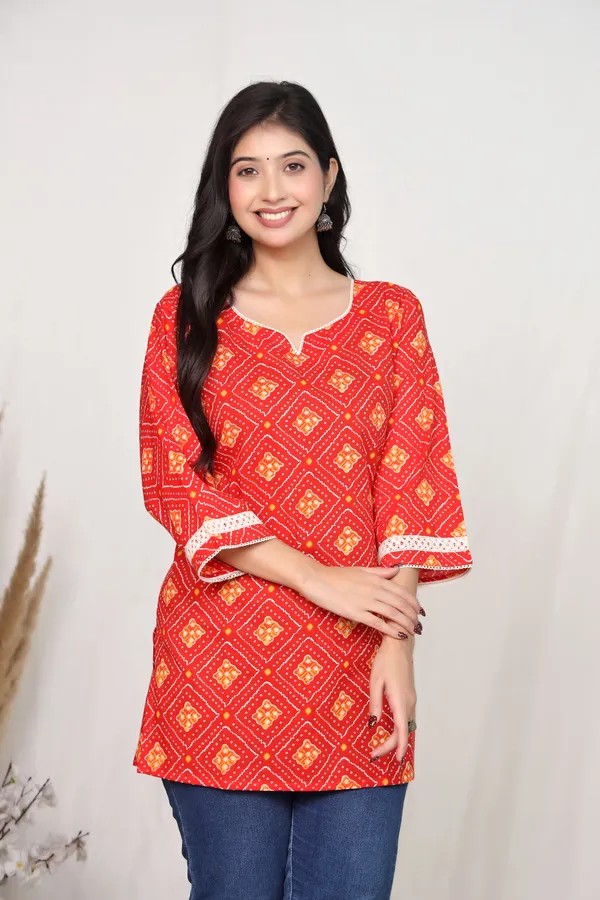 Red_Cotton_Straight_Kurta_For_Women