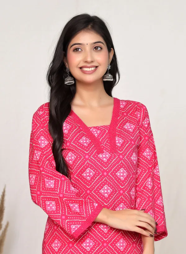 Pink_Cotton_Straight_Printed_Kurta_Set_For_Women