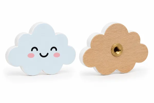 Blue__Wood_Cabinet_Knob_For_Kids