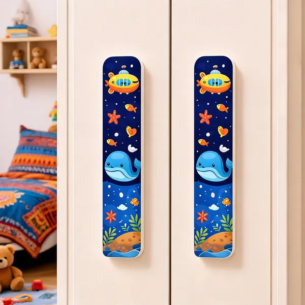 Blue__Wood_Wardrobe_Handles_For_Children'S_Bedroom