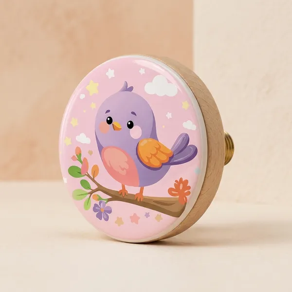 Multicolor__Wood_Cabinet_Knob_For_Children'S_Room