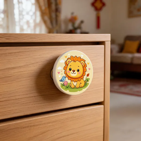 Multicolor__Wood_Furniture_Knob_For_Children'S_Room,_Wardrobe