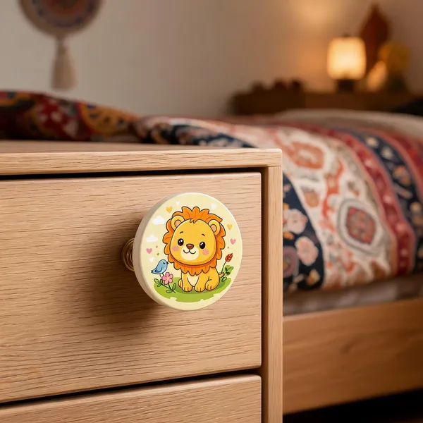 Multicolor__Wood_Furniture_Knob_For_Children'S_Room,_Wardrobe