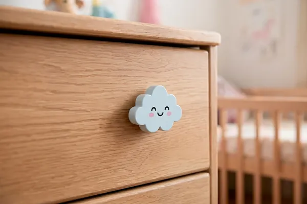 Blue__Wood_Cabinet_Knob_For_Kids