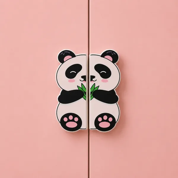 Black_And_White__Wood_Cabinet_Door_Decor_For_Kids_Room,_Furniture_Decor