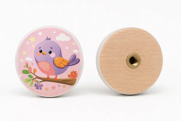 Multicolor__Wood_Cabinet_Knob_For_Children'S_Room