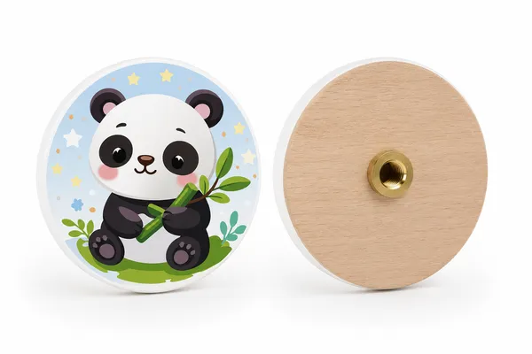 Multicolor__Wood_Round_Panda_Knob_For_Children'S_Furniture,_Cabinets,_Drawers
