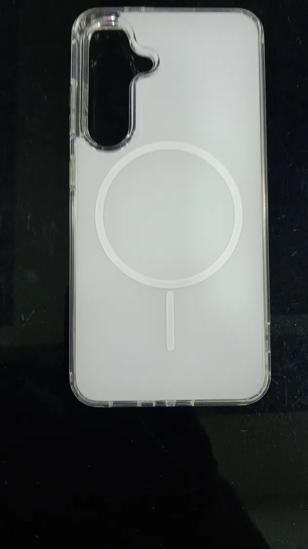 White_Magnetic_Ring_Phone_Case_For_Samsung_S24