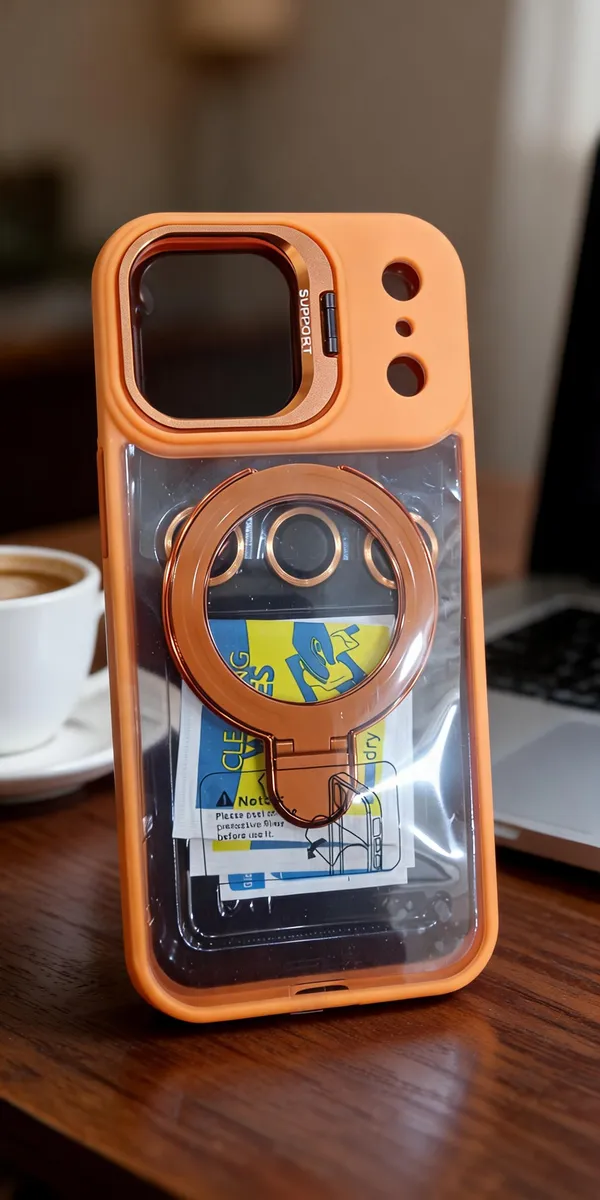 Sia_Orange_Transparent_Ring_Holder_Acrylic_Case_For_Iphone_17_Pro_Max