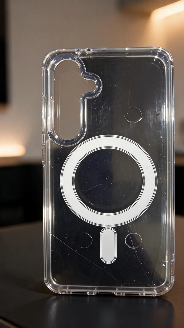 Clear_Magnetic_Ring_Phone_Case_For_Samsung_S22