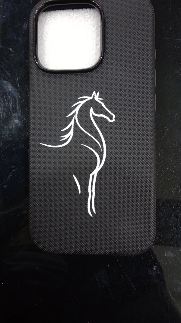 Black_Textured_Horse_Print_Phone_Case_For_Iphone_14_Pro_Max